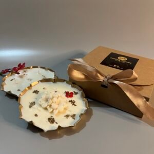 Lotus Urli Candles (Set of Two)