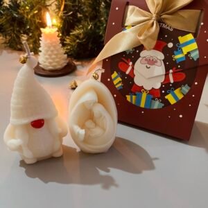 Snowman & Jesus Birth Candles (Set of 2)
