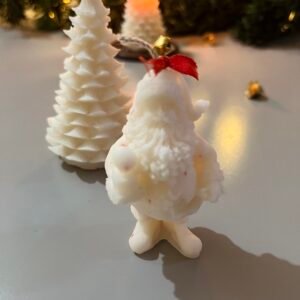 Christmas Tree & Santa Candles (Set of 2)